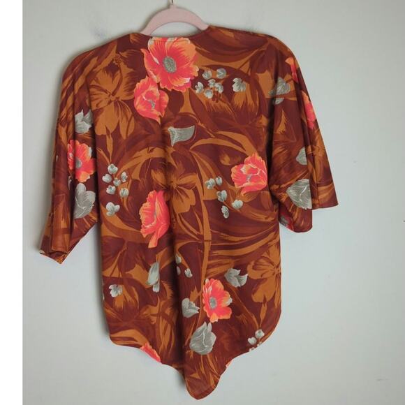 VTG 60's Hawaiian Kamehameha Pullover Top Women's Size Medium - Picture 7 of 8